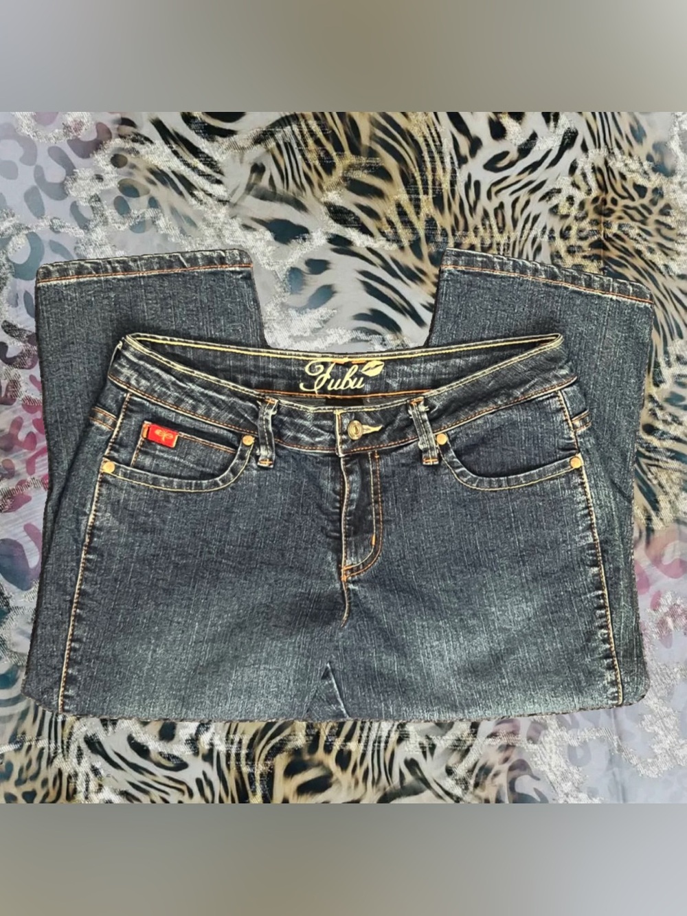 VINTAGE FUBU Denim Capris